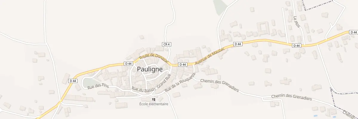 Plan du 39 Le Village à Pauligne