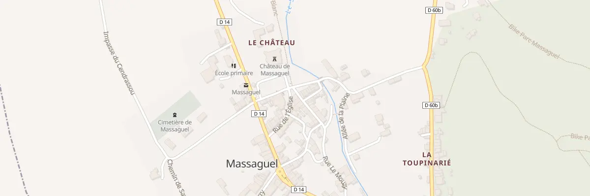 Plan du 16 Rue de l’Eglise à Massaguel