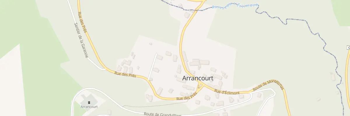 Plan du 5 Rue La Fontaine du Faussillon à Arrancourt