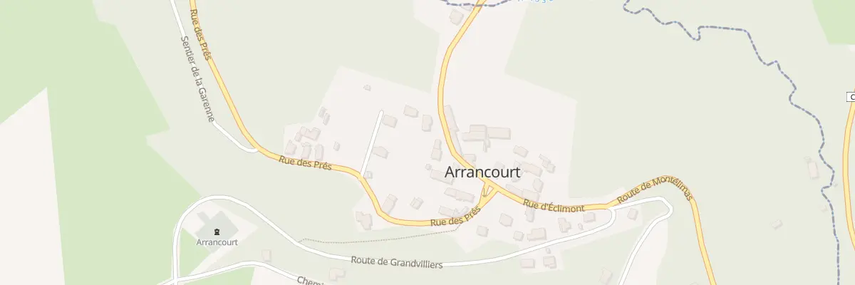 Plan du 3B Rue La Fontaine du Faussillon à Arrancourt
