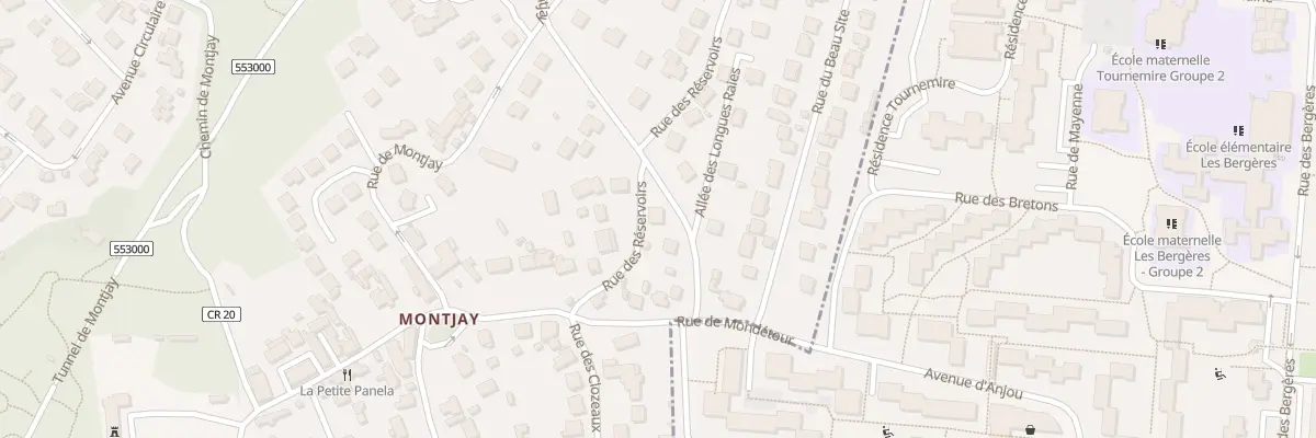 Plan du 6 Rue des Réservoirs à Bures-sur-Yvette