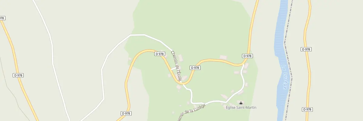 Plan du 5053 Le Bourg à Latronche