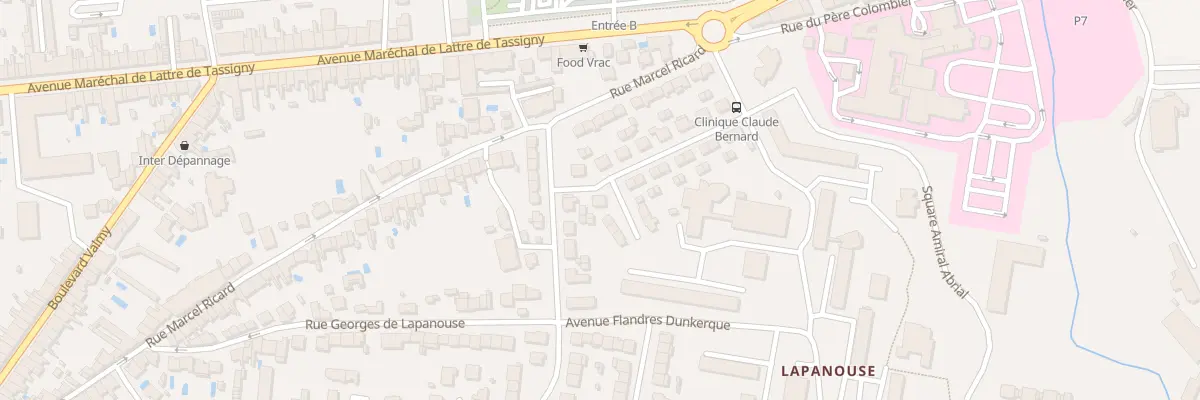Plan du 4 Rue Augustin Courbatieu à Albi