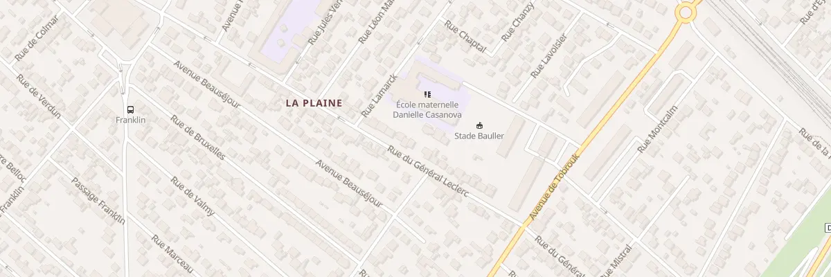 Plan du 57 Rue General Leclerc à Sartrouville