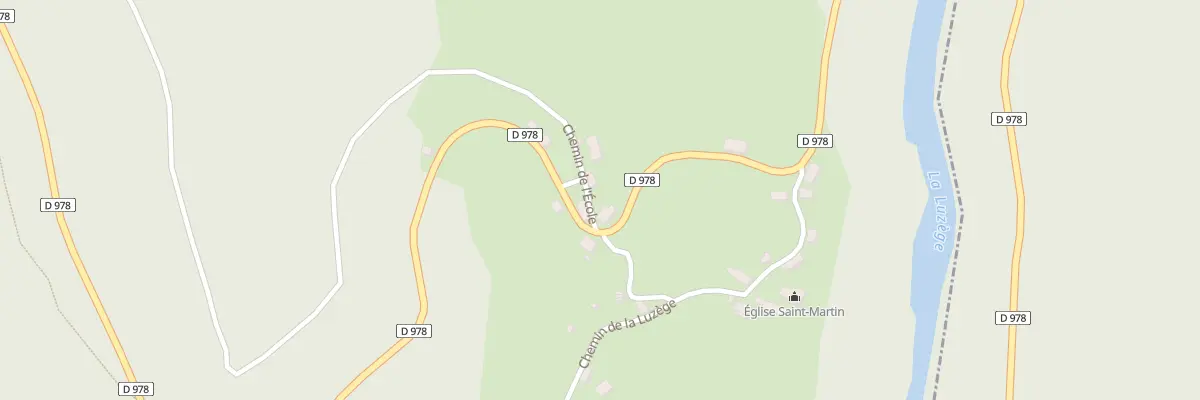 Plan du 5054 Le Bourg à Laval-sur-Luzège