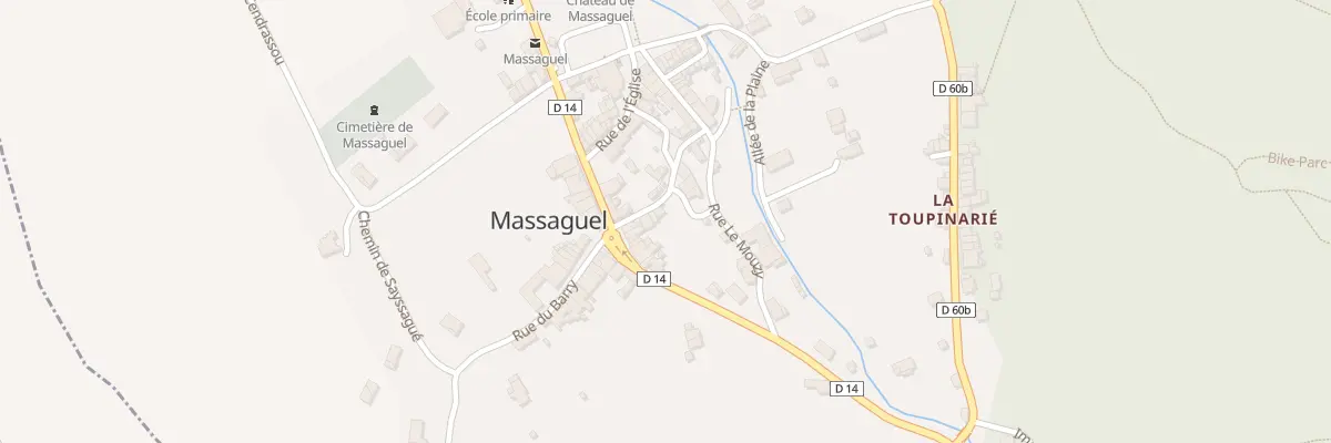 Plan du 6 Rle des Perruquiers à Massaguel