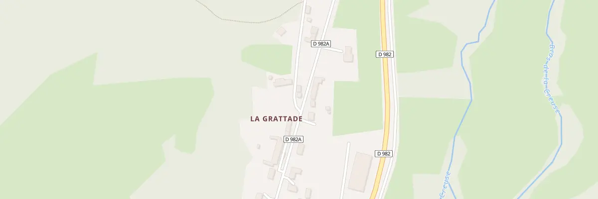 Plan du 5089 La Grattade à Croze