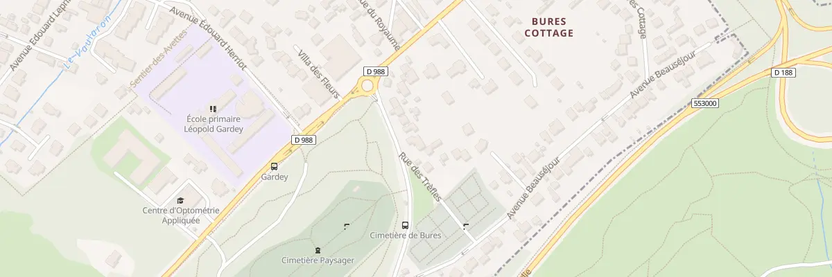 Plan du 11 Rue de Montjay à Bures-sur-Yvette