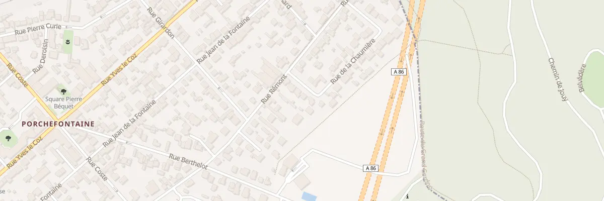 Plan du 4B Rue de la Chaumière à Versailles