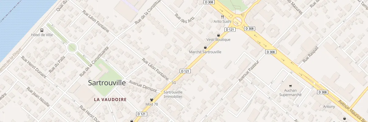 Plan du 26 Av Jean Jaures à Sartrouville
