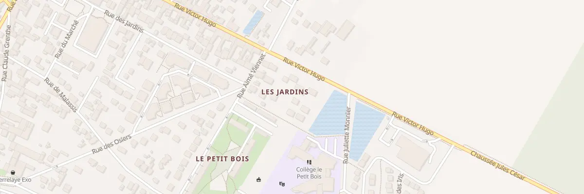 Plan du 10B Vc Jules César à Pierrelaye