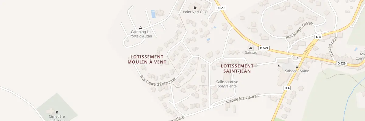 Plan du 5498 Saint-Jean à Saissac