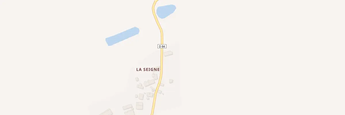 Plan du 1 La Seigne à Pérassay