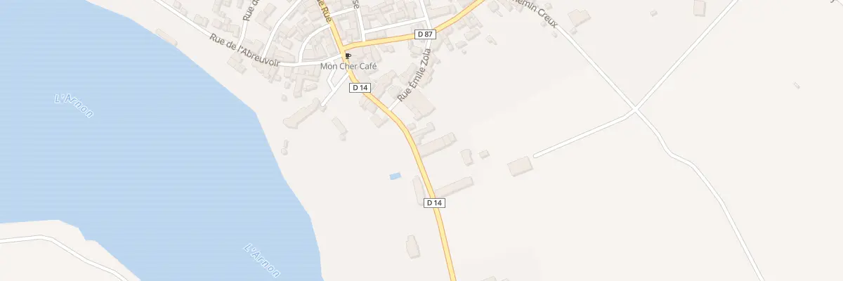 Plan du 5 Rte de Châteauneuf à Mareuil-sur-Arnon