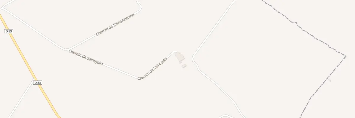 Plan du 566 Che de Saint-Julia à Jonquières