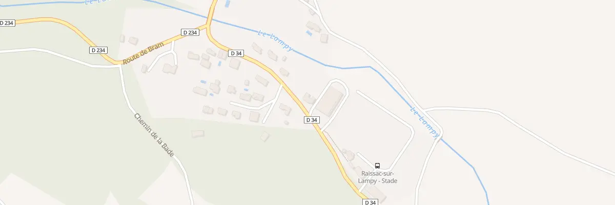 Plan du 23 Av du Lampy à Raissac-sur-Lampy