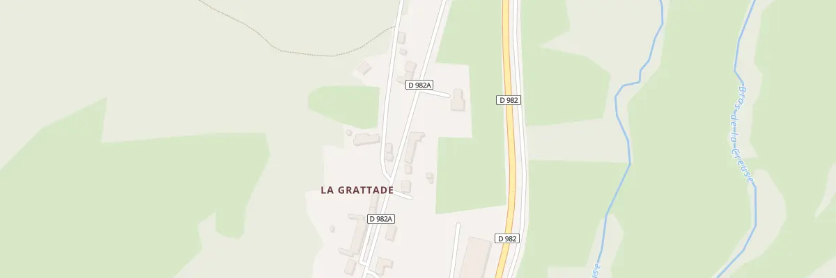 Plan du 8 La Grattade à Croze