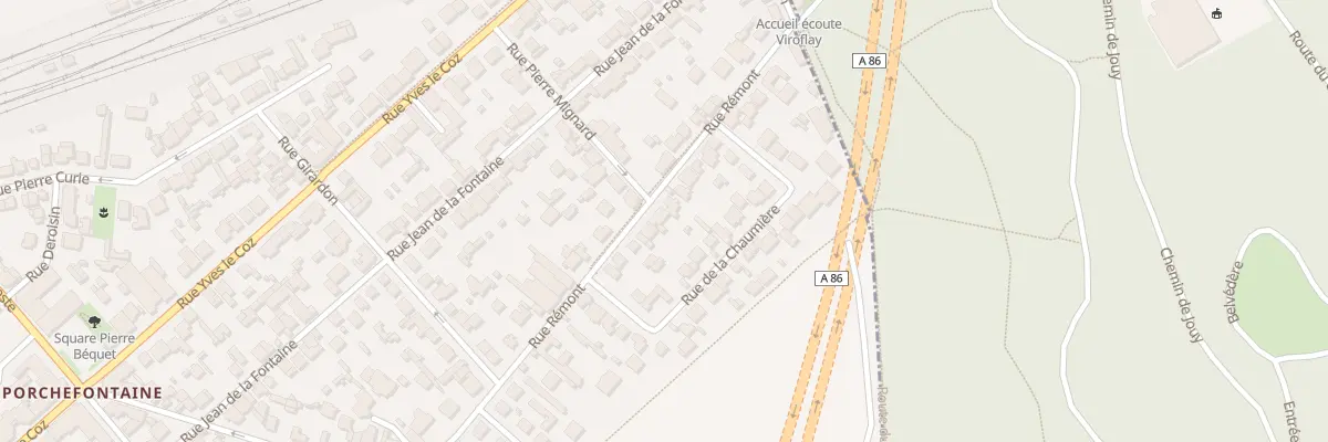 Plan du 21 Rue Rémont à Versailles