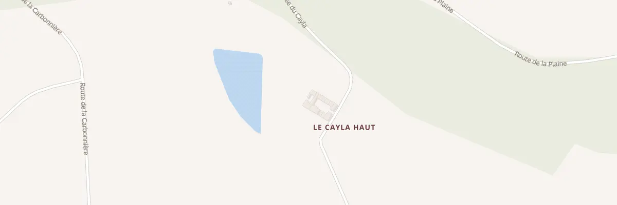 Plan du 5143 Plaine du Cayla à Saint-Genest-de-Contest
