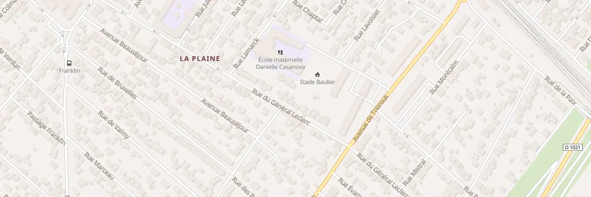 Plan du 65 Rue General Leclerc à Sartrouville