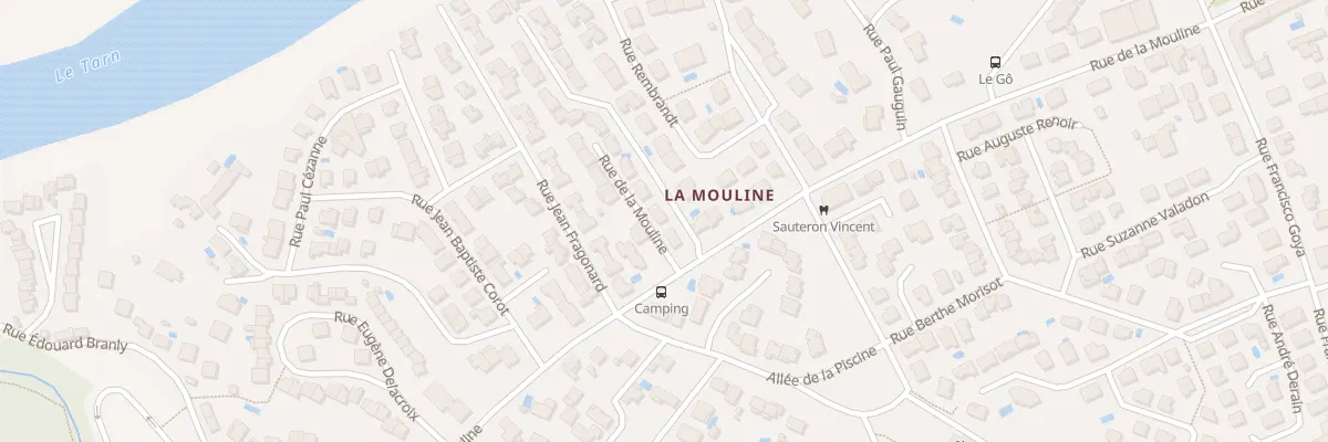Plan du 3 Rue M.H. Viera Da Silva à Albi