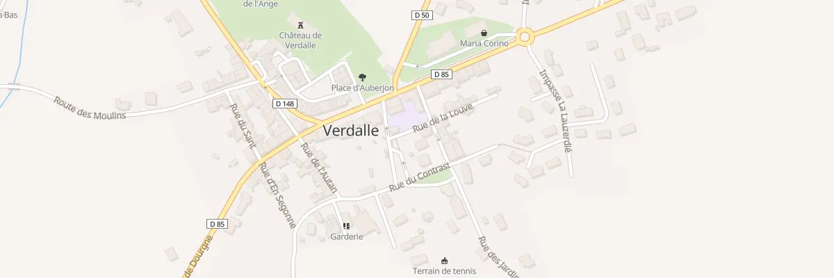 Plan du 2 Rue des Jardins à Verdalle
