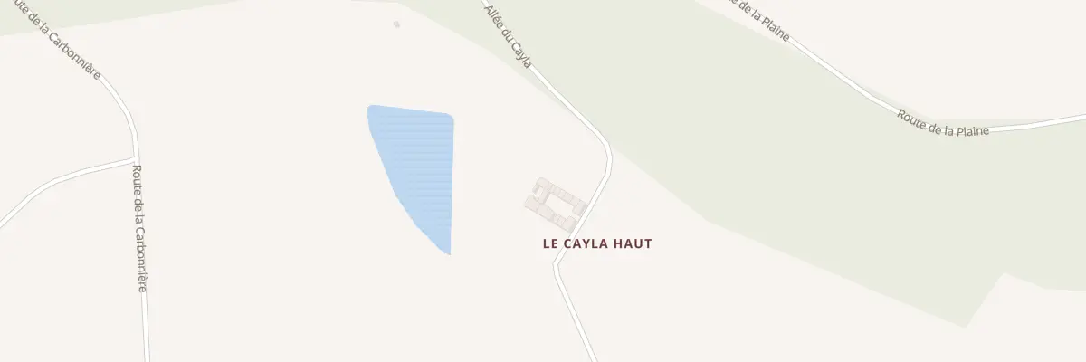 Plan du 5142 Plaine du Cayla à Saint-Genest-de-Contest