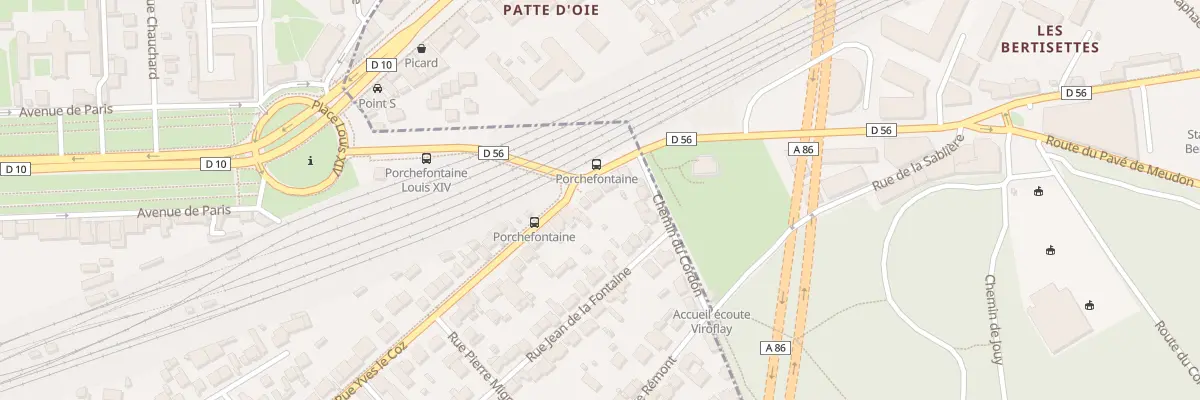 Plan du 7 Rue Yves le Coz à Versailles