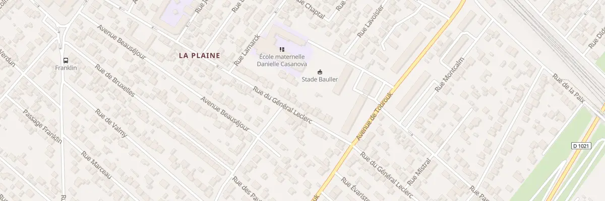 Plan du 67 Rue General Leclerc à Sartrouville