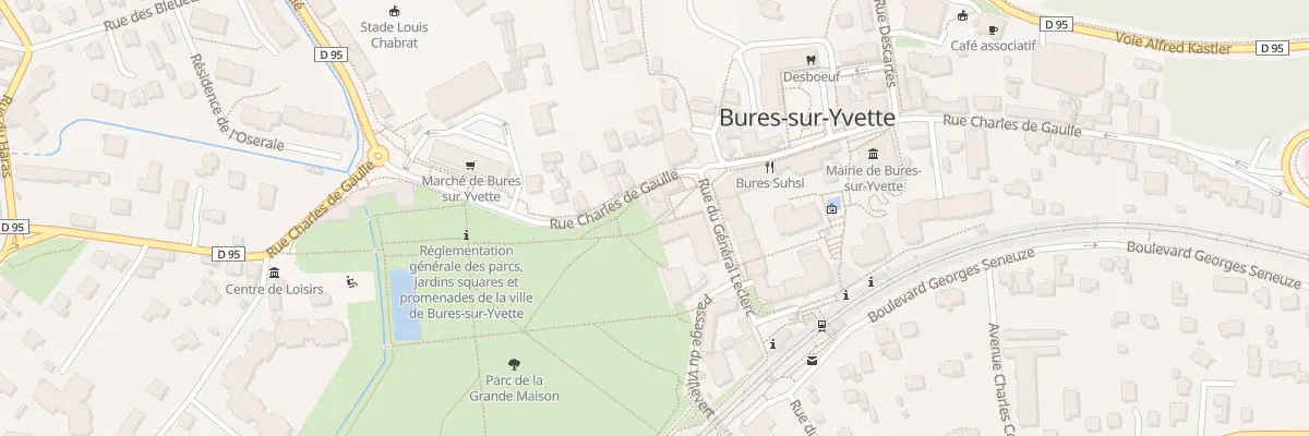 Plan du 4 Rue du Gal Leclerc à Bures-sur-Yvette