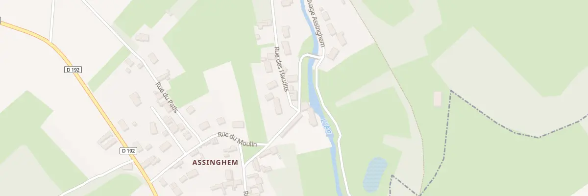 Plan du 6 Rue du Moulin à Wavrans-sur-l’Aa