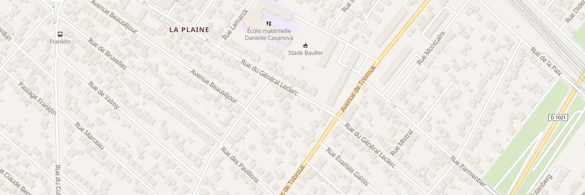 Plan du 68 Rue General Leclerc à Sartrouville