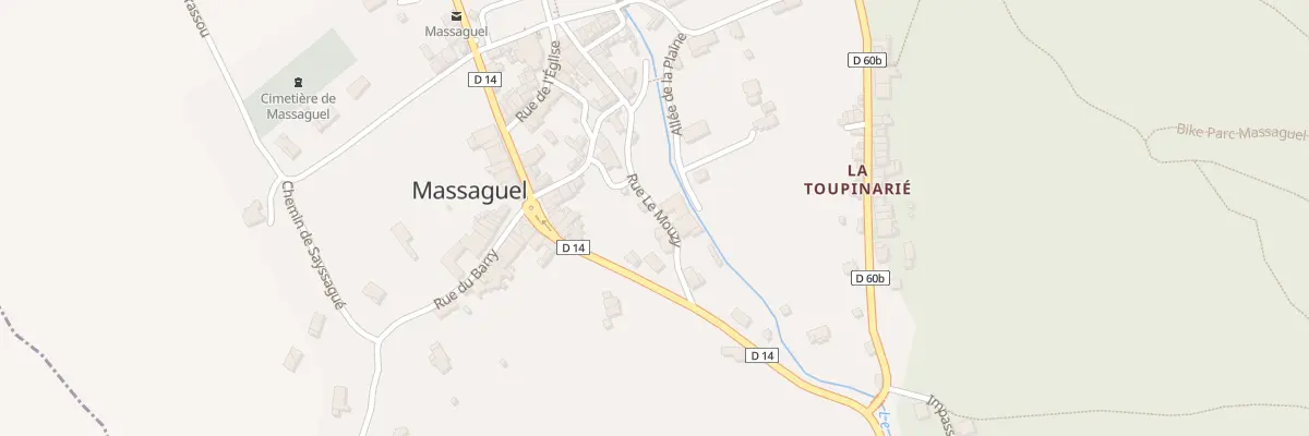 Plan du 8 Rue Lemouzy à Massaguel
