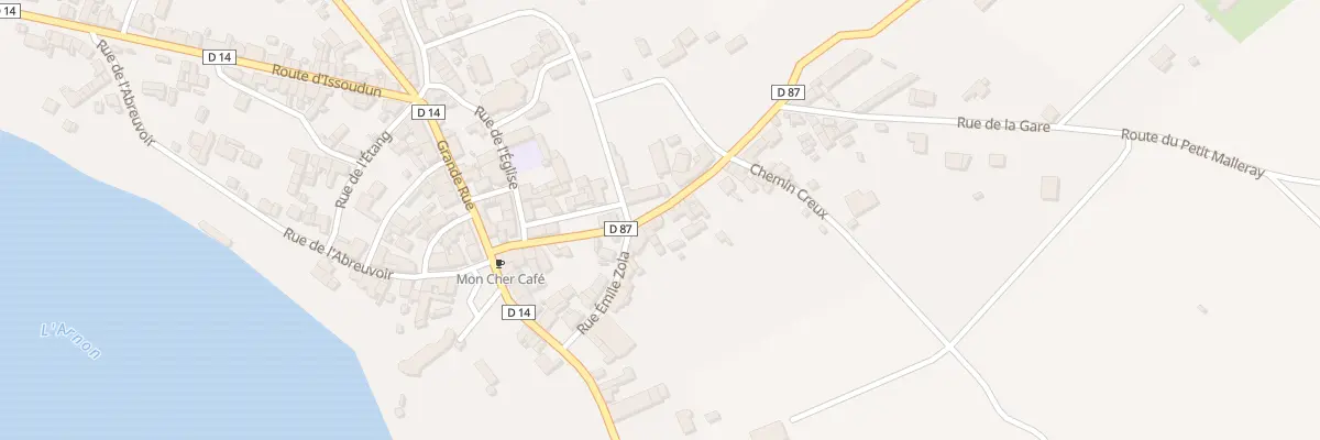 Plan du 12 Rte de Saint Florent à Mareuil-sur-Arnon