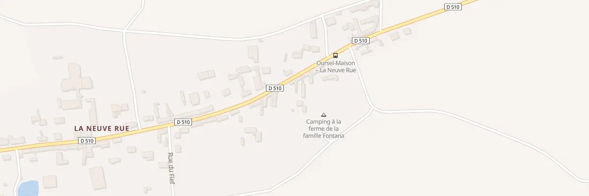 Plan du 12 Vc La Neuve Rue à Oursel-Maison