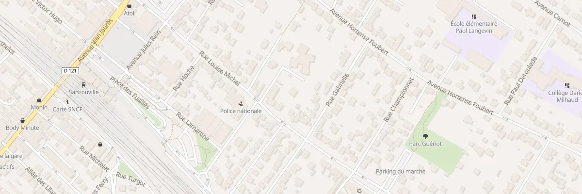 Plan du 47 Rue Louise Michel à Sartrouville
