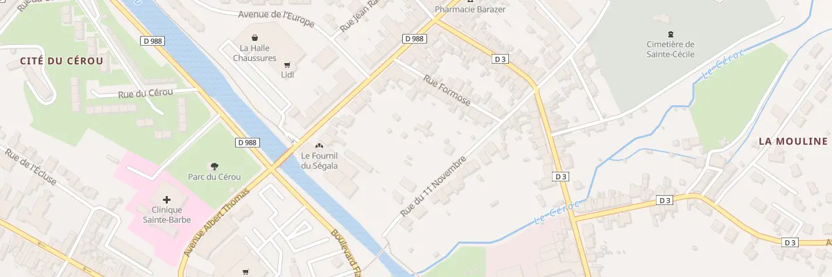 Plan du 6B Av de Rodez à Carmaux