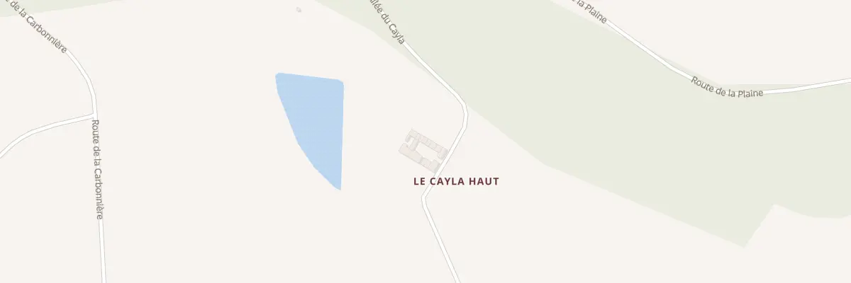 Plan du 5141 Plaine du Cayla à Saint-Genest-de-Contest