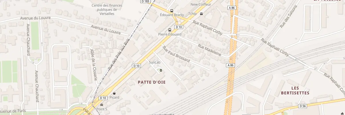 Plan du 6 Rue Brossard à Viroflay