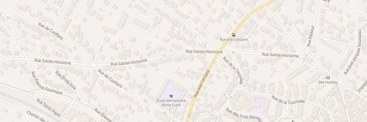 Plan du 33 Rue Sainte-Honorine à Herblay-sur-Seine
