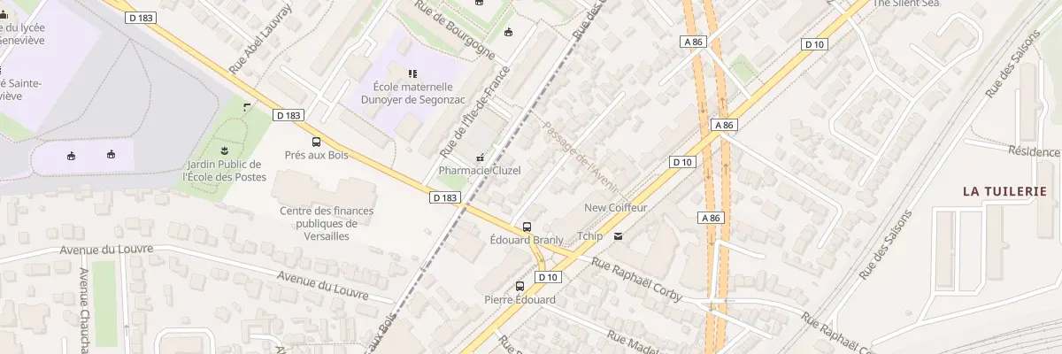 Plan du 10 Rue E Branly et E Roger à Viroflay