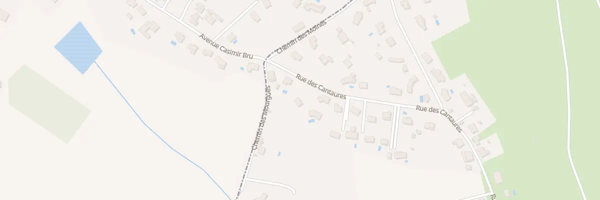 Plan du 925 Rue des Cantaures au Garric