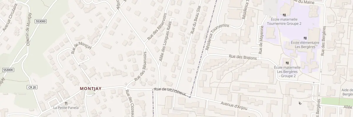 Plan du 9 Rue du Beau Site à Bures-sur-Yvette