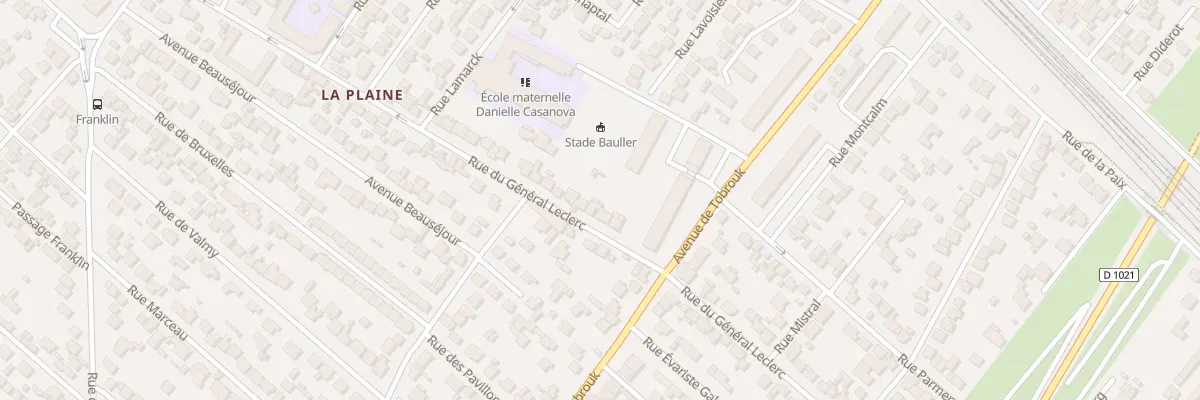 Plan du 73 Rue General Leclerc à Sartrouville