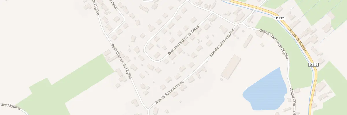 Plan du 262 Rue des Jardins Ceres à Ruminghem