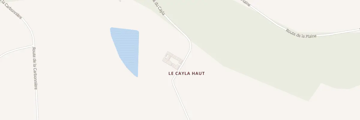 Plan du 5138 Plaine du Cayla à Saint-Genest-de-Contest
