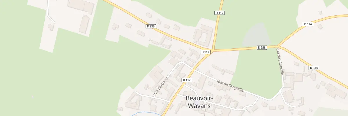 Plan du 2 Rue Bertrand à Beauvoir-Wavans