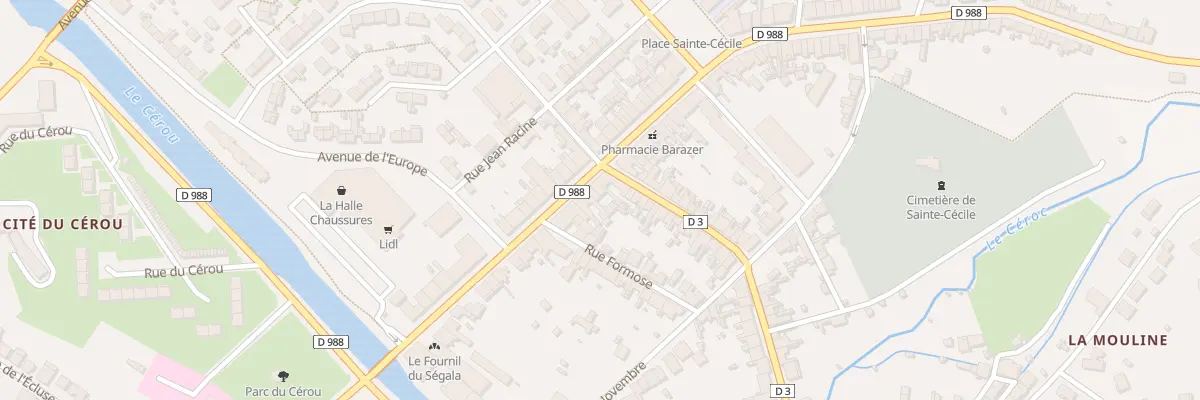 Plan du 26 Av de Rodez à Carmaux
