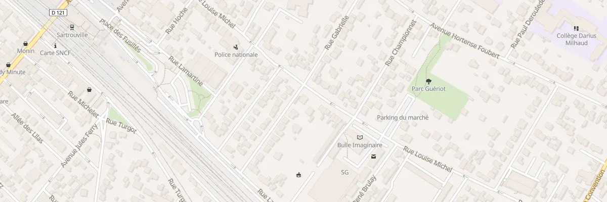Plan du 56 Rue Louise Michel à Sartrouville