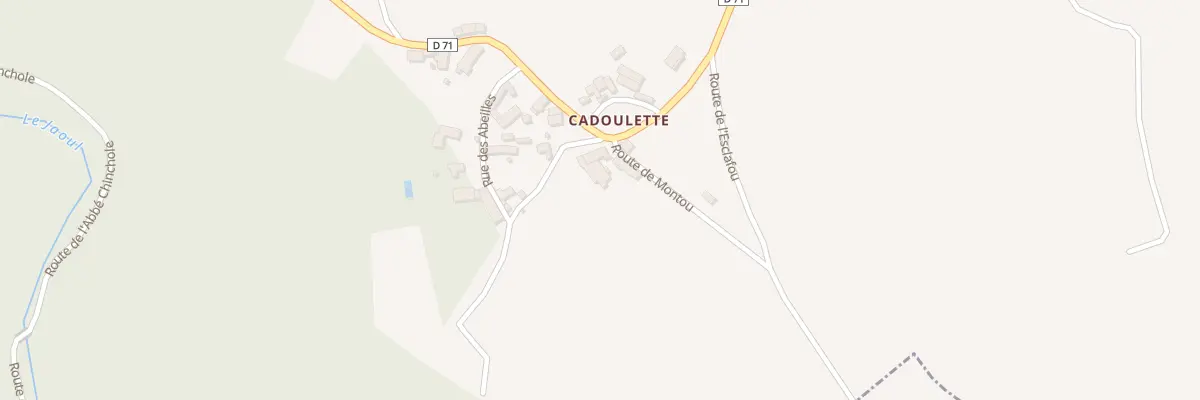 Plan du 47 Cadoulette à Lescure-Jaoul